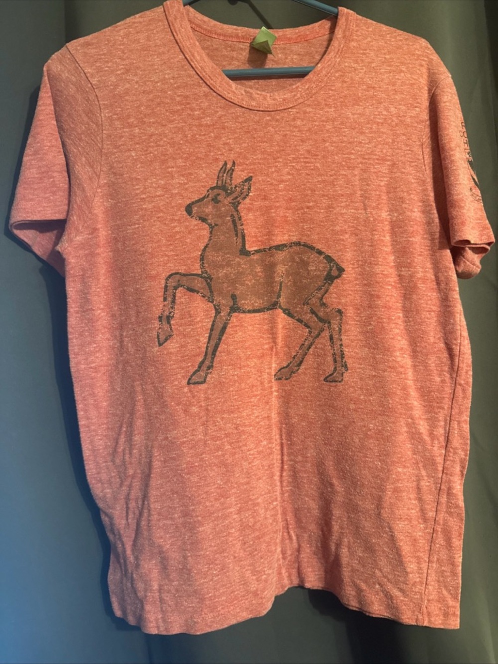 Alternative Coral Heather Crewneck Tee